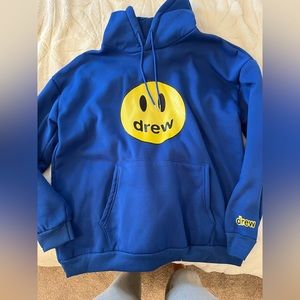 Justin Bieber drew blue hoodie